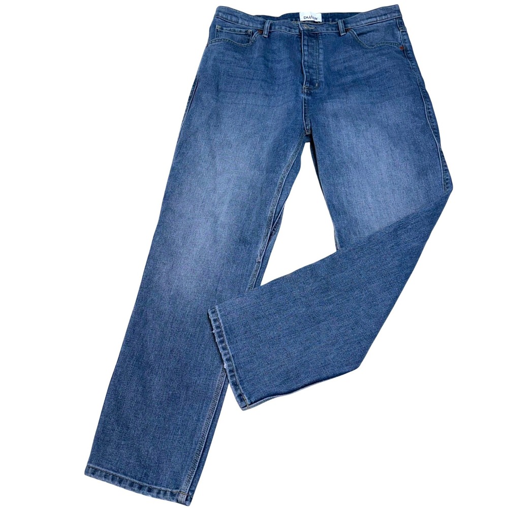DU/ER Performance Denim Relaxed Fit Jeans Mens 34x29 Blue Medium Wash
